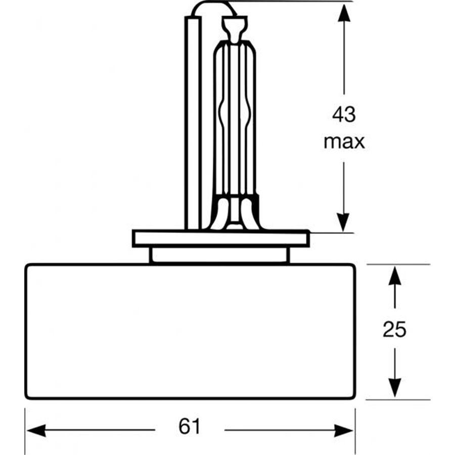 Lampadina Xenon HID D5S