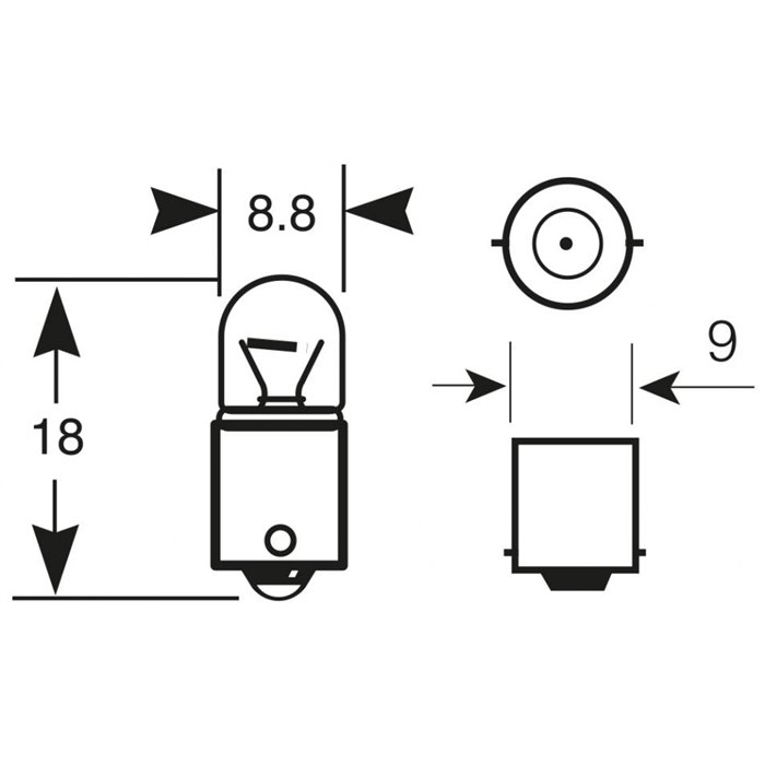 Lampadina 12V 2W