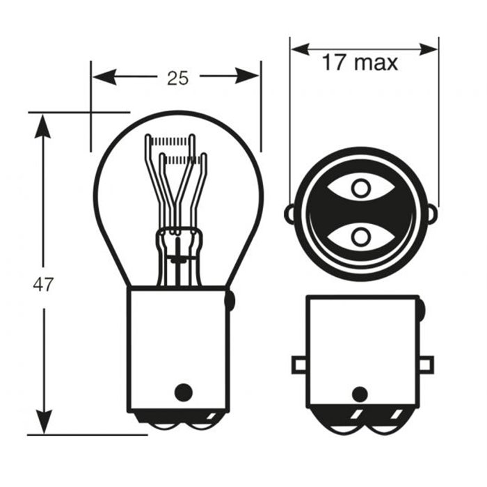 Lampadina 12V 21/5W