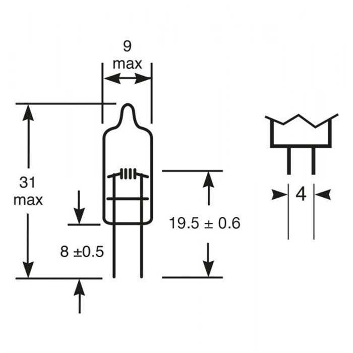 Lampadina 12V 10W