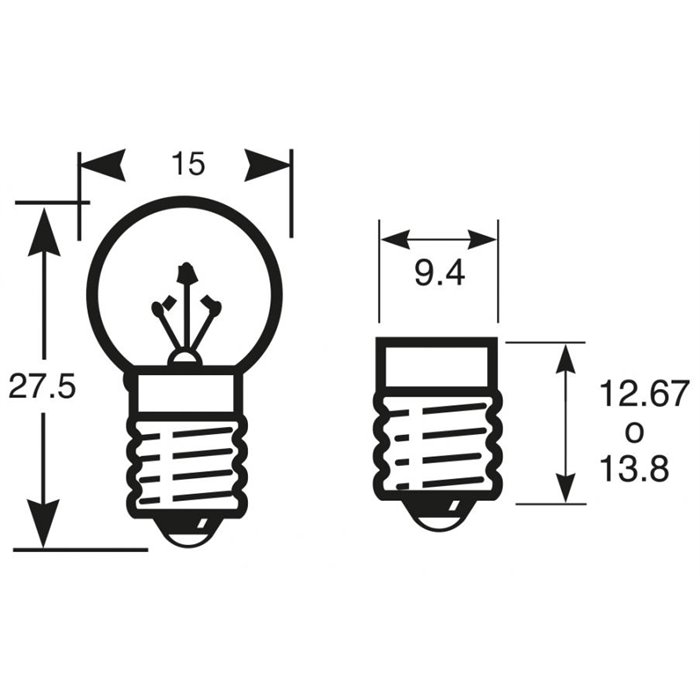 Lampadina 6V 6W