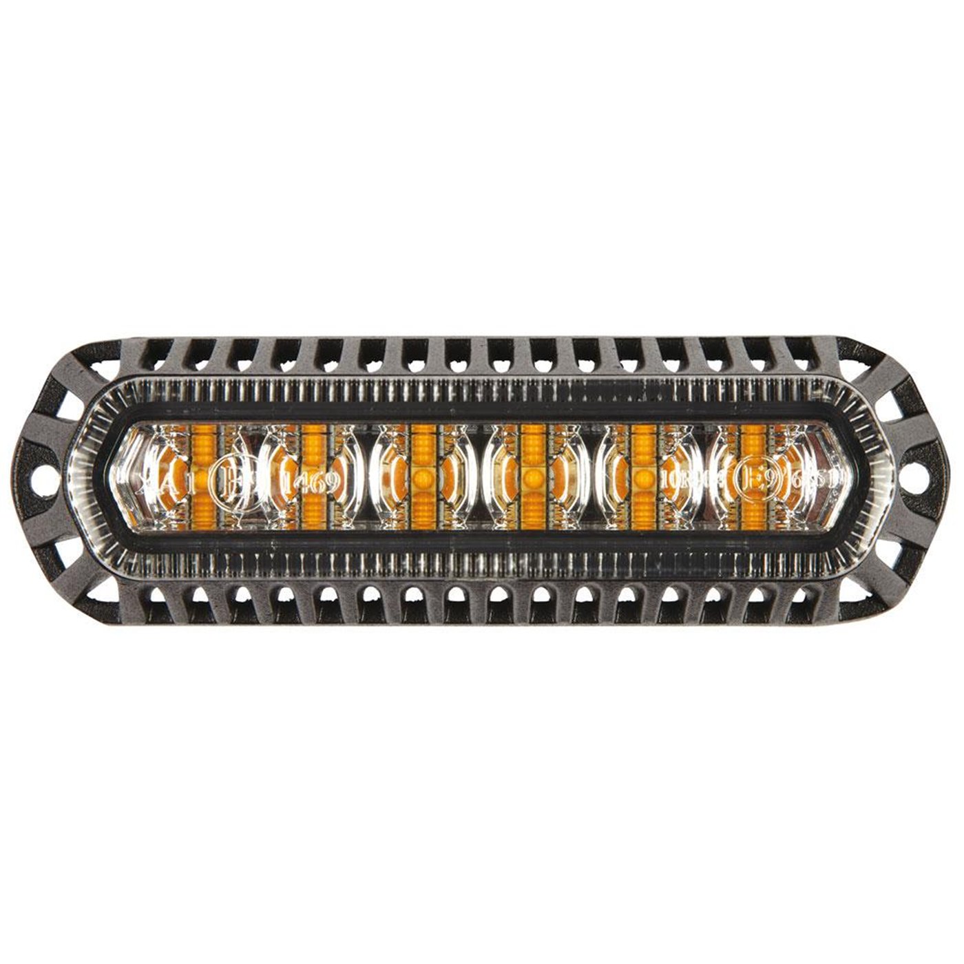 Luce strobo a led arancio omologata 12/24V