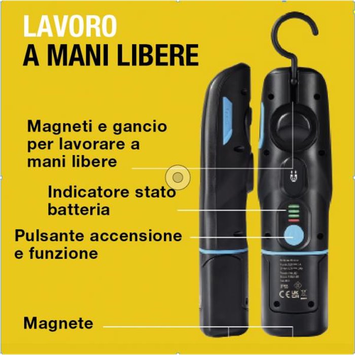 Lampada da ispezione professionale a led Magflex Mini 250