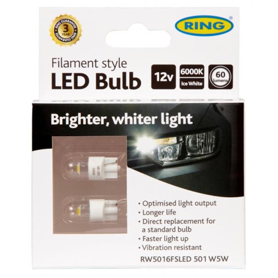 Lampadine led a filamento W5W 12V