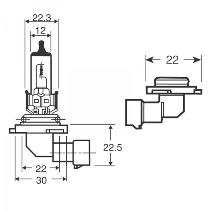 Lampadine Xenon100 HB4 12V 51W