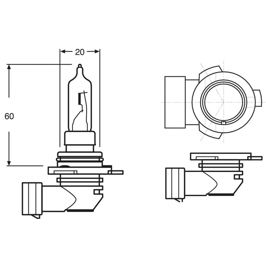 Lampadine Xenon150 HIR2 12V 55W