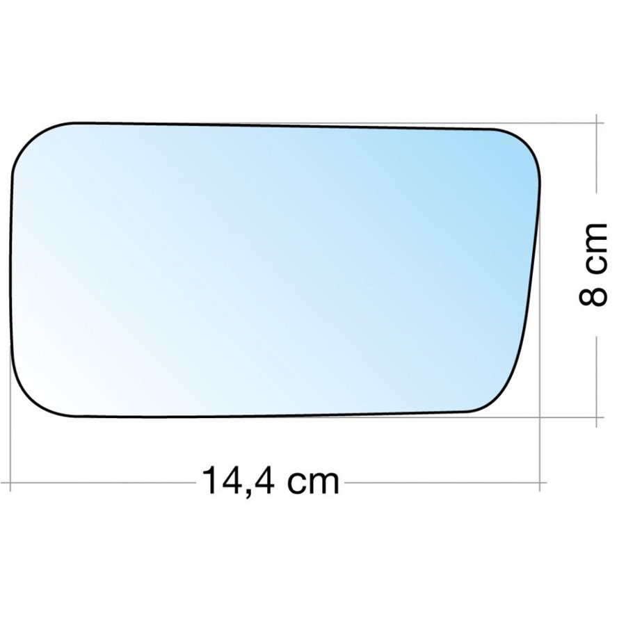 SPECCHIO FIAT PANDA - Y10 SX CROM.