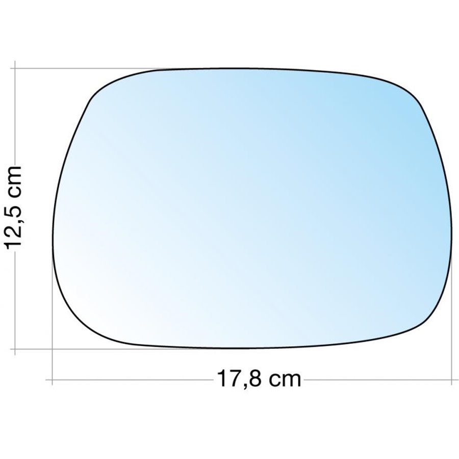 SPECCHIO TOYOTA RAV 04 01  DX CROM. CRUVO