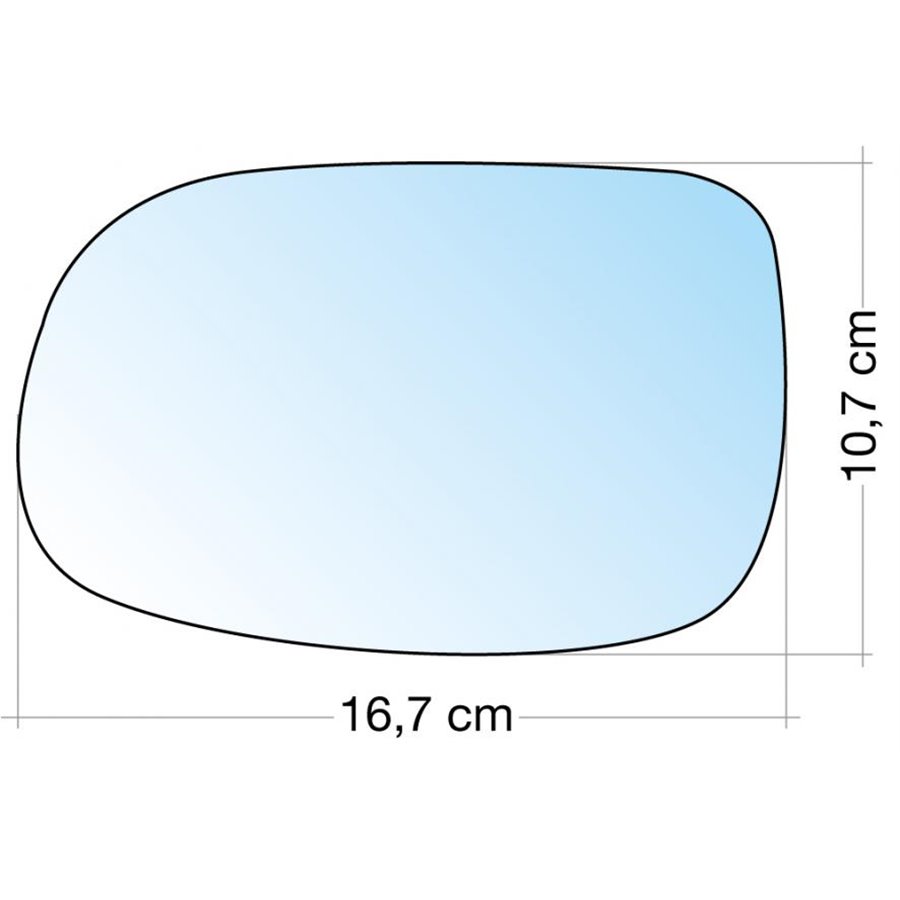 SPECCHIO VOLVO  C30 SX CROM. CURVO