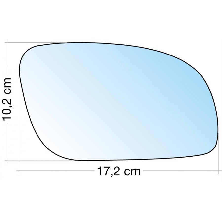 SPECCHIO  VW. TOURAN  DX  CROM.  CURVO