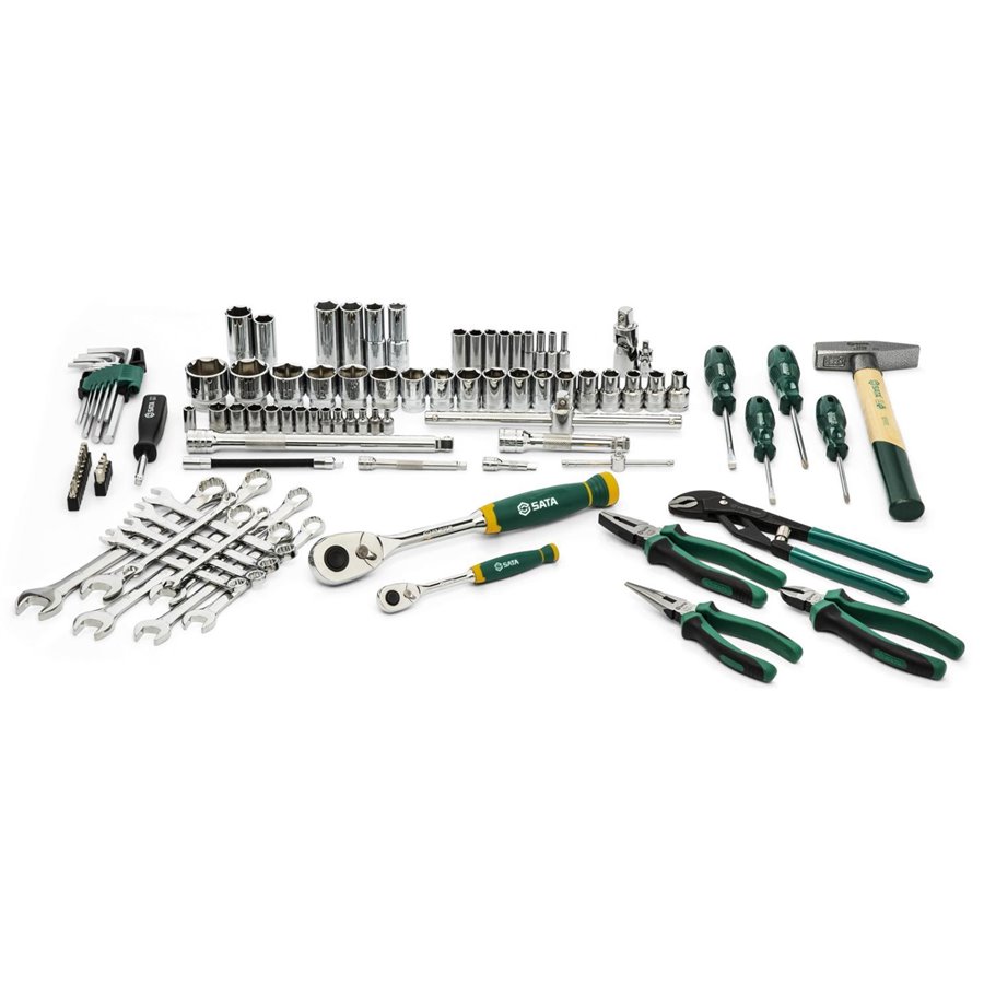 Set esagonale metrico 1/4” e 1/2” 104 pz 