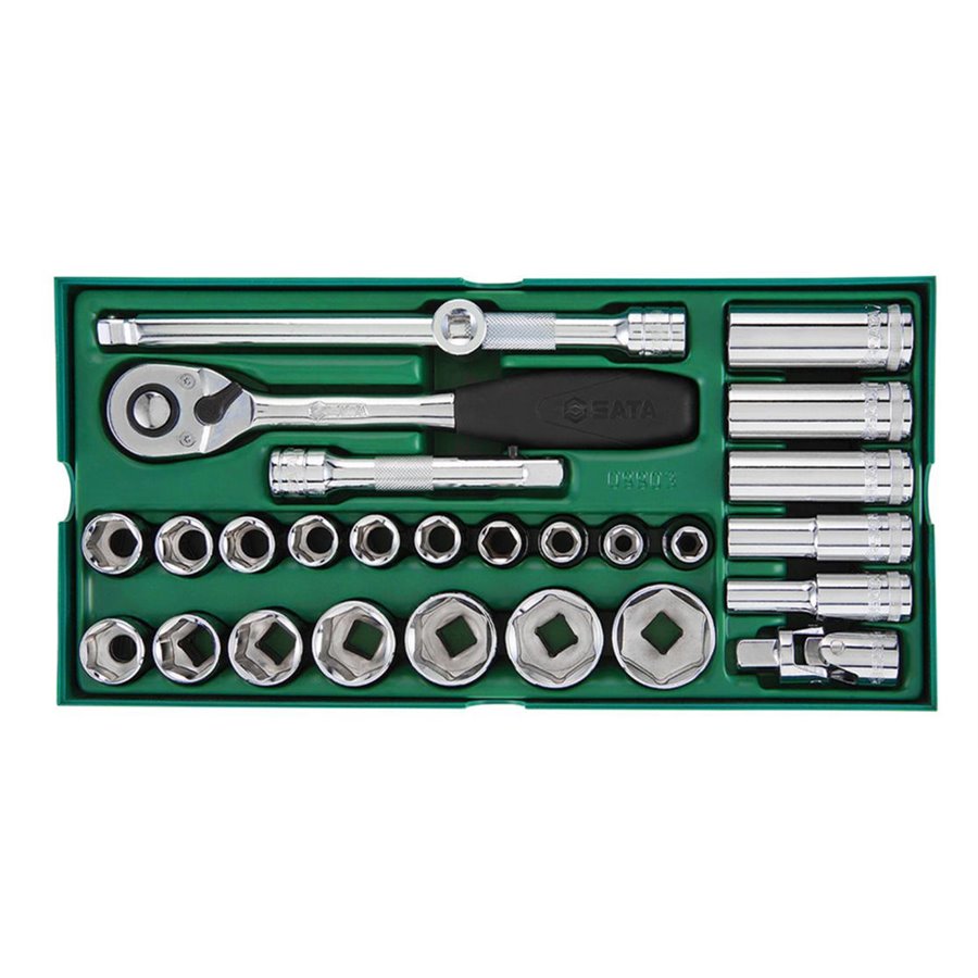 SET A VASSOIO BUSSOLE ESAG. METR. 1/2" 27PZ