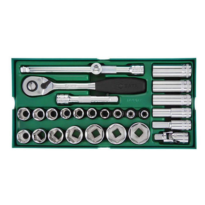 SET A VASSOIO BUSSOLE ESAG. METR. 1/2" 27PZ