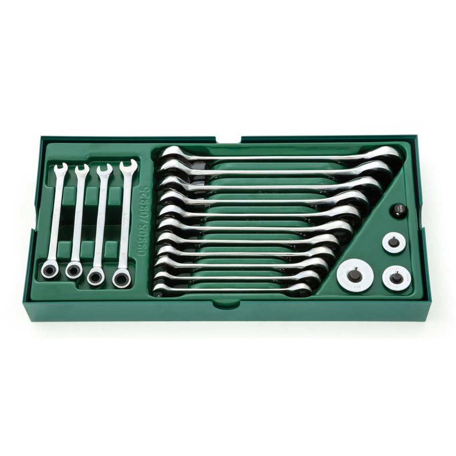 SET VAS. CHIAVI COMB. A CRIC. PIATTE E ADATT. 19PZ