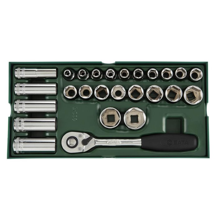 SET A VASSOIO BUSSOLE ESAG. METR. 1/2" 26PZ