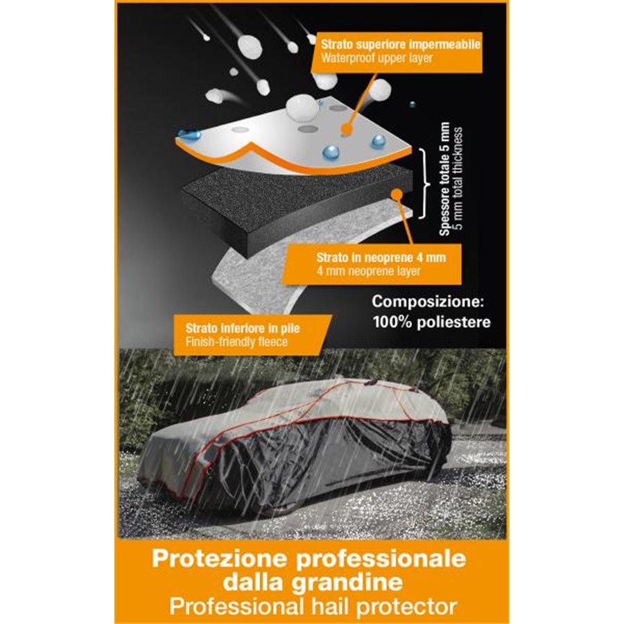 Copriauto antigrandine Storm Protector SUV misura S