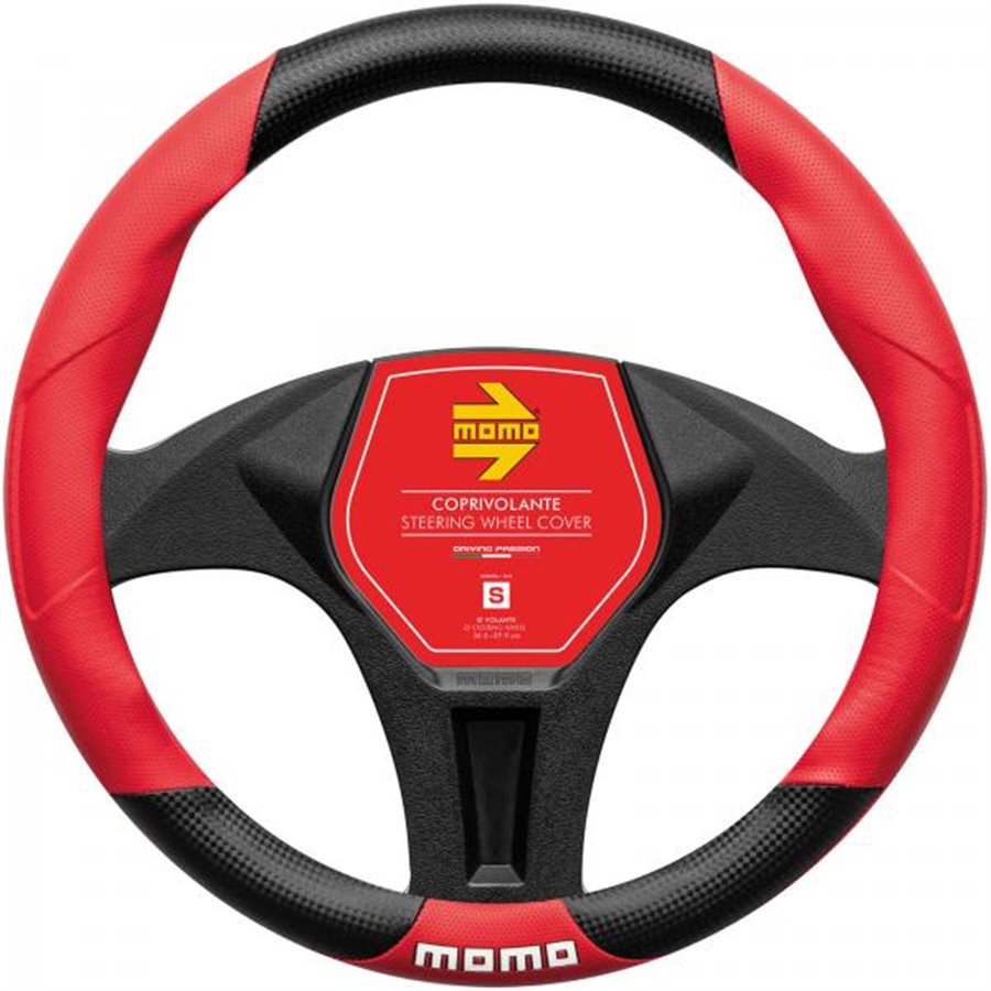 Coprivolante Tuning nero/rosso 36,5-37,9 cm