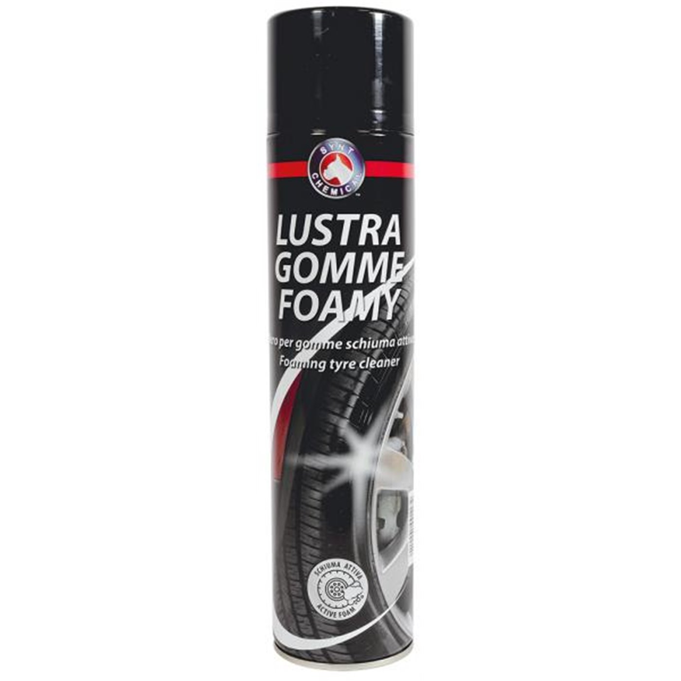 Conf. 12 pz Lustragomme Foamy rinnovatore gomme in schiuma 600 mL