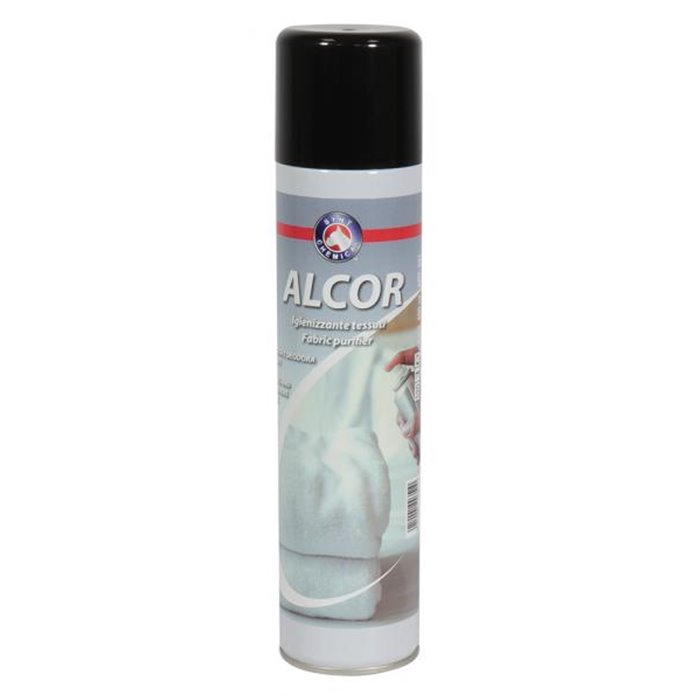 Conf. 12 pz igienizzante tessuti Alcor 400 mL