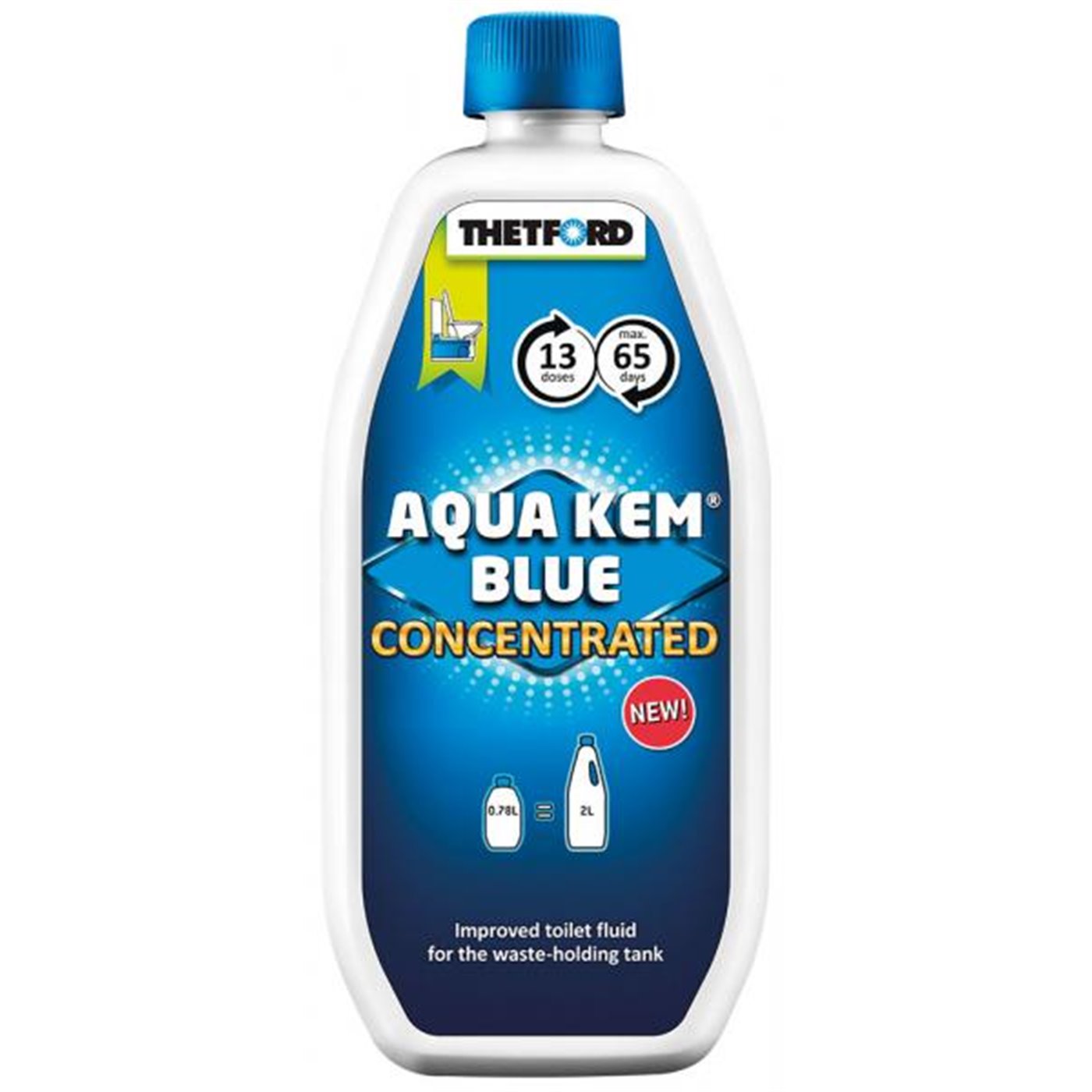 Conf. 12 pz Aqua Kem Blue concentrato neutro 780 ml