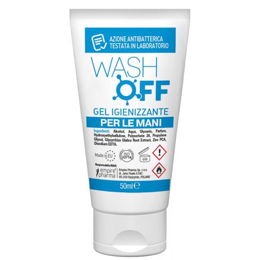 Conf. 25 pz Wash Off gel igienizzante mani 50 ml