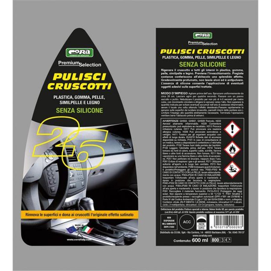 Pulisci cruscotti 600 mL