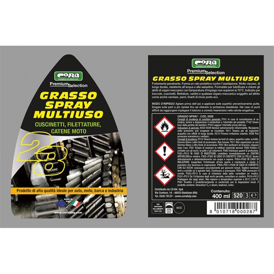 Grasso spray multiuso 400 mL