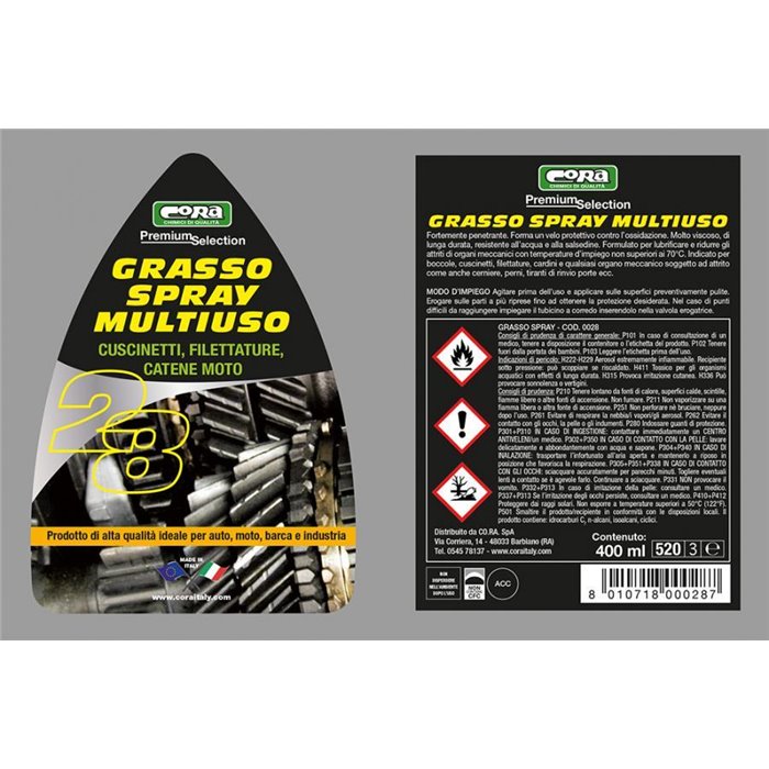 Grasso spray multiuso 400 mL