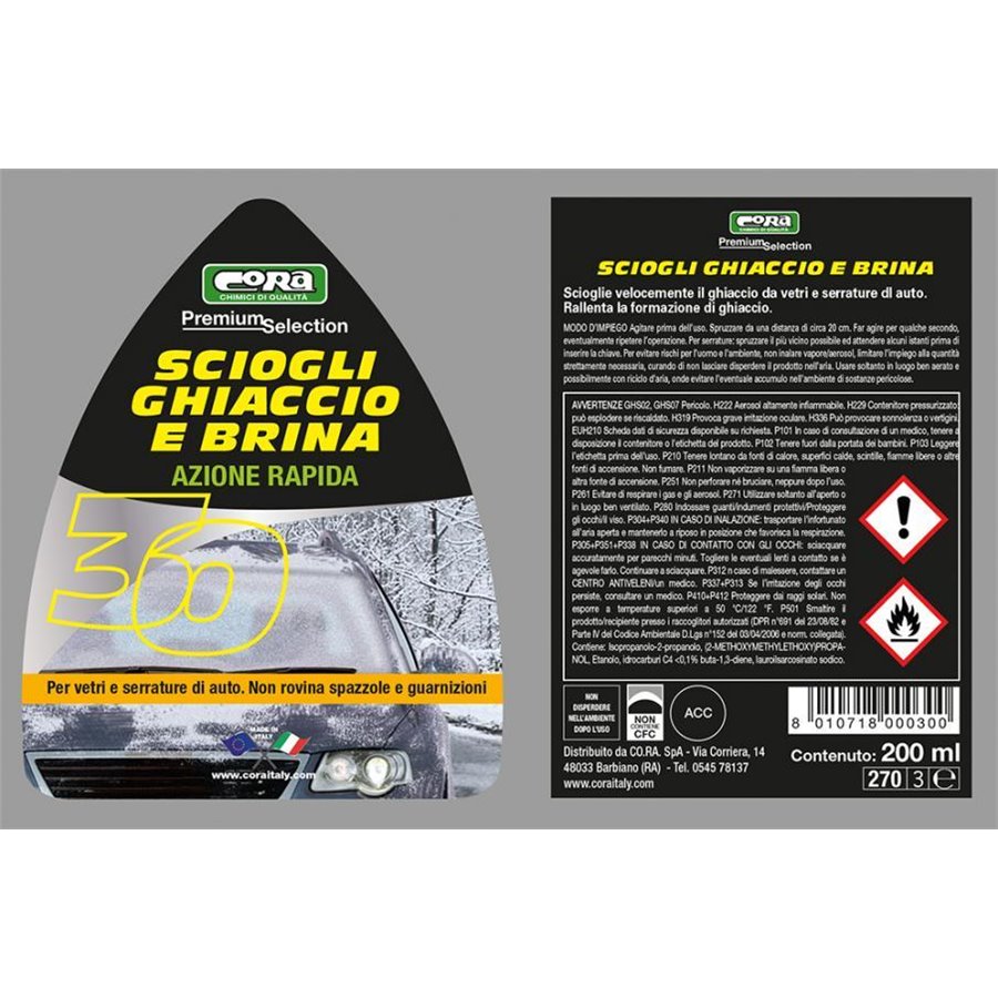 Sciogli ghiaccio e brina 200 mL