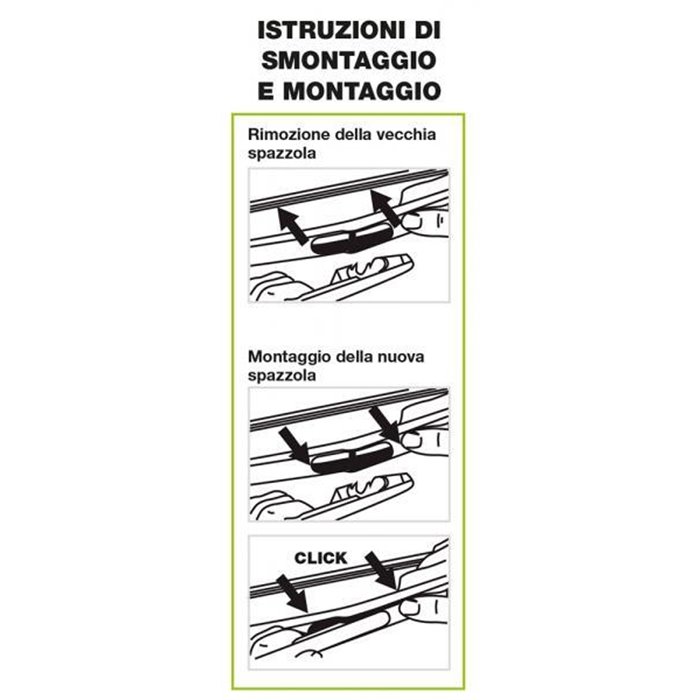 Spazzola tergilunotto Tergiplus 509