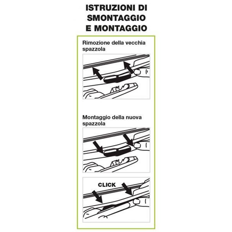 Spazzola tergilunotto Tergiplus 519