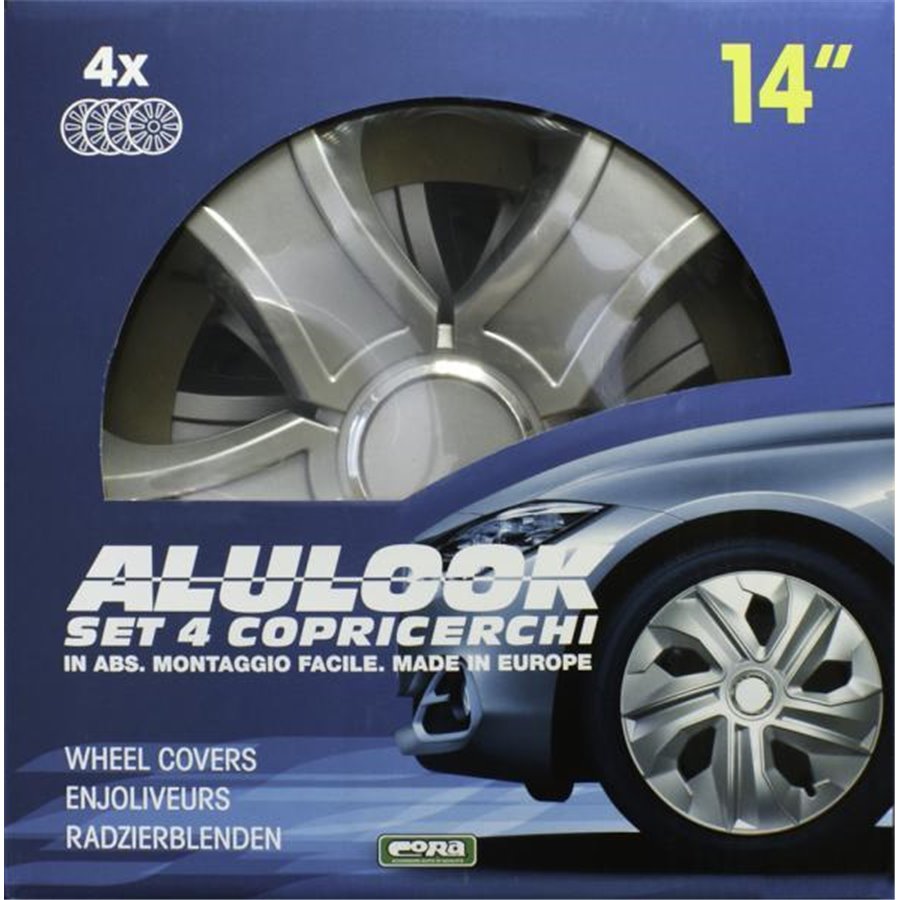 Set 4 copricerchi 14" Alulook Bis