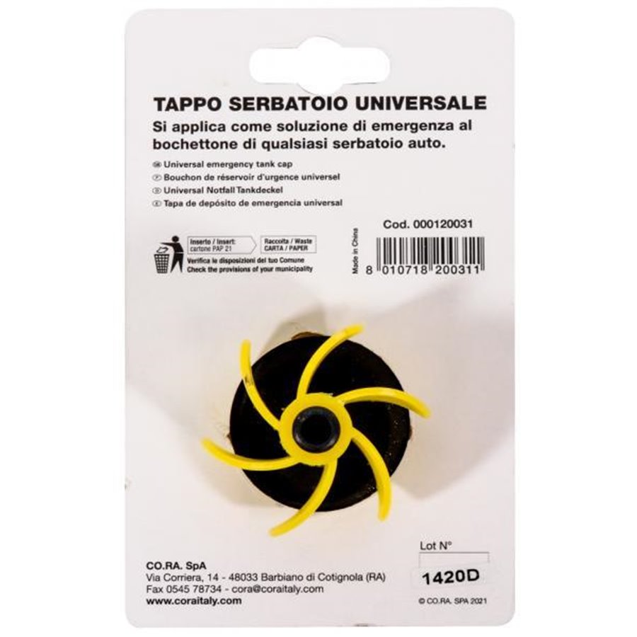 Tappo serbatoio universale