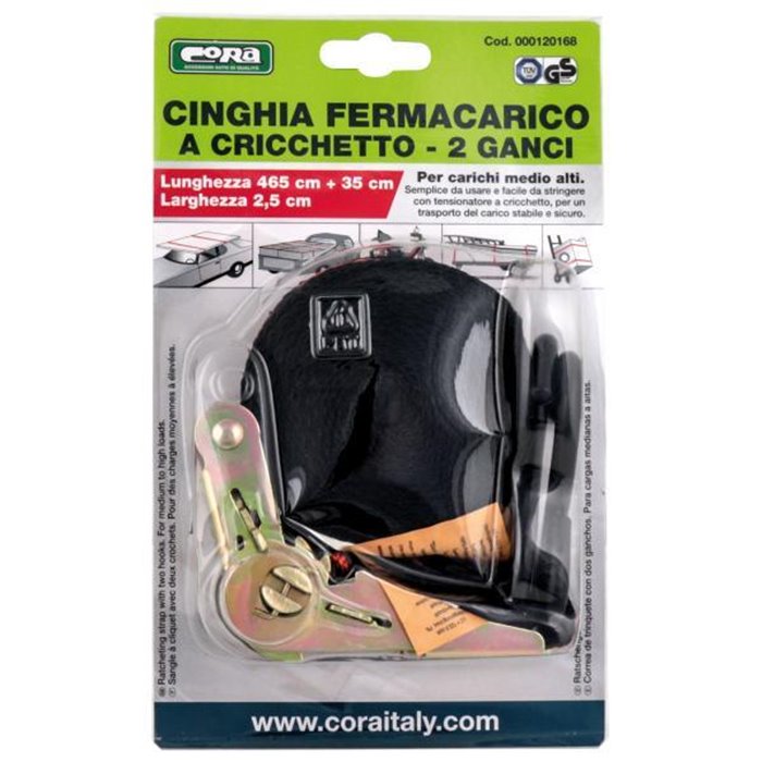 Nastro tensone a cricchetto 465+35 cm