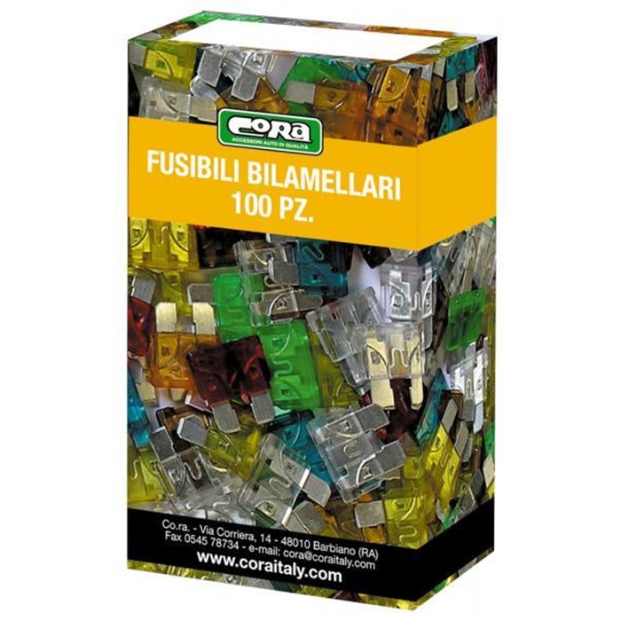 Fusibili lamellari 10A 100 pz