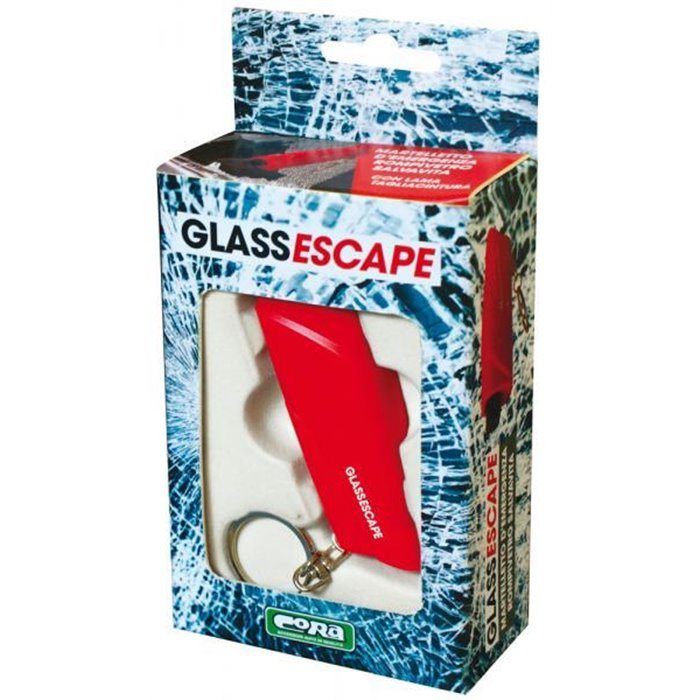 Martelletto d'emergenza rompivetro tagliacinture GlassEscape