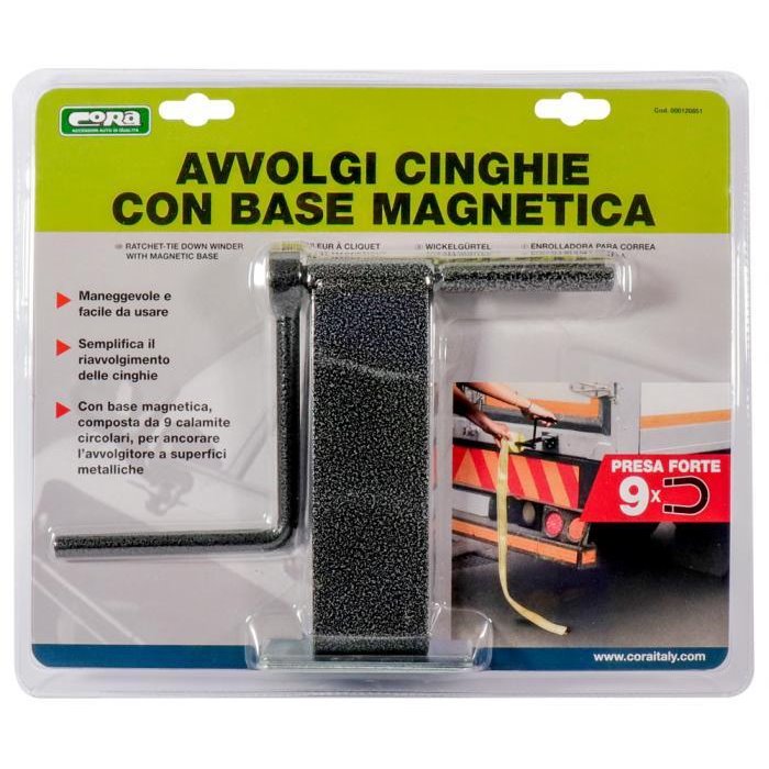 Avvolgi cinghie con base magnetica