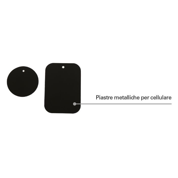 Porta smartphone a ventosa da vetro/cruscotto orientabile