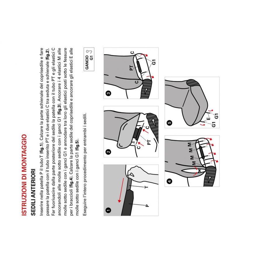 Coprisedili anteriori personalizzati Fiat Ducato camper 06 tess. misto cotone piombo/crema