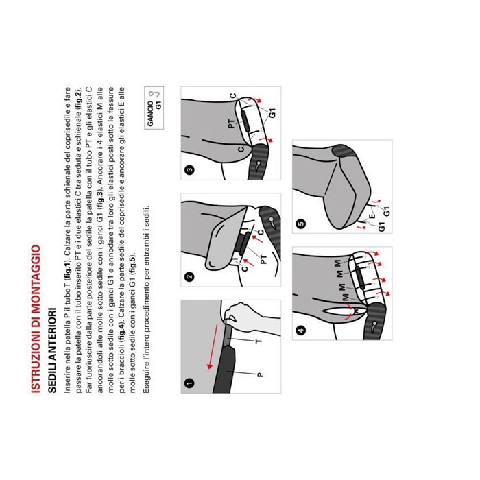 Coprisedili anteriori personalizzati Fiat Ducato camper 06 tess. misto cotone piombo/antracite