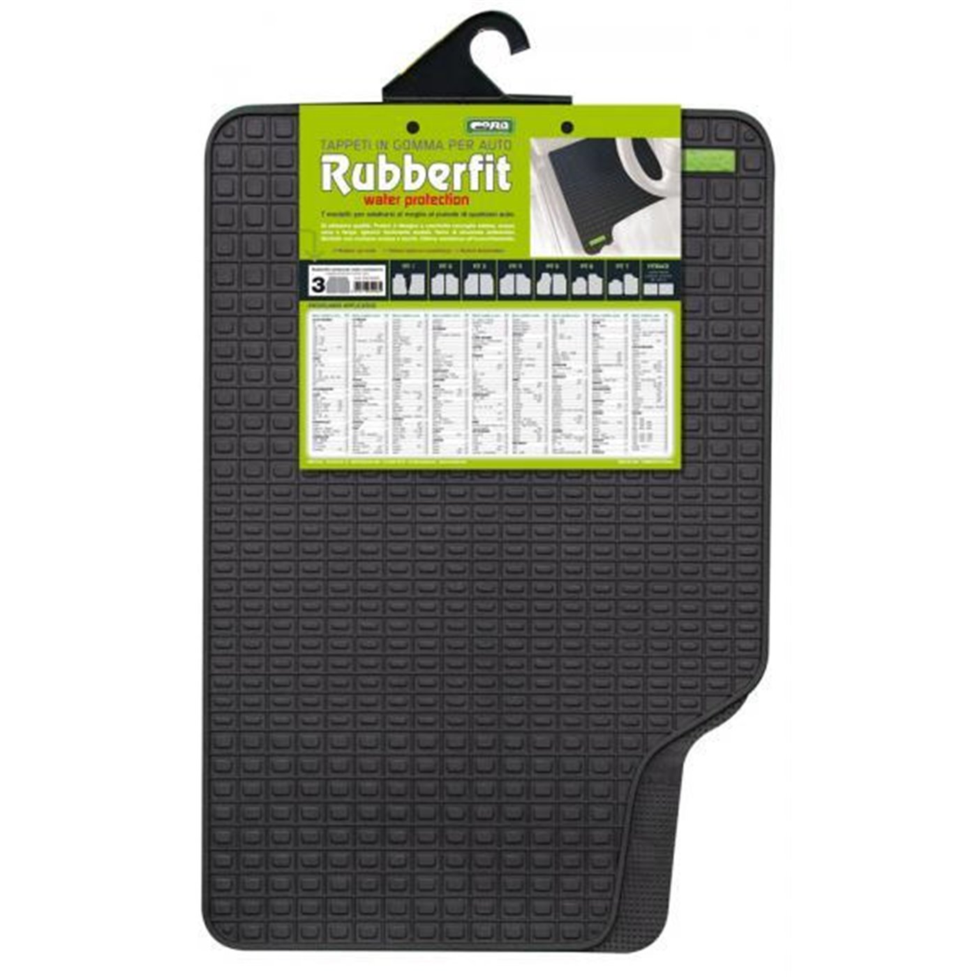 Tappeti gomma anteriori Rubberfit FIT3