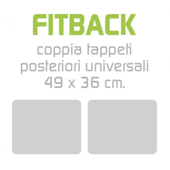 Tappeti gomma posteriori Rubberfit FITBACK