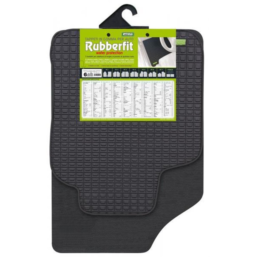 Tappeti gomma anteriori Rubberfit FIT6