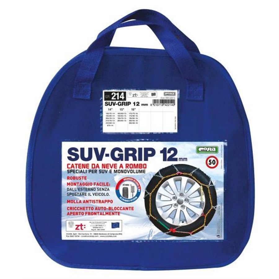 Catene neve Suv-Grip 12 mm gruppo 214