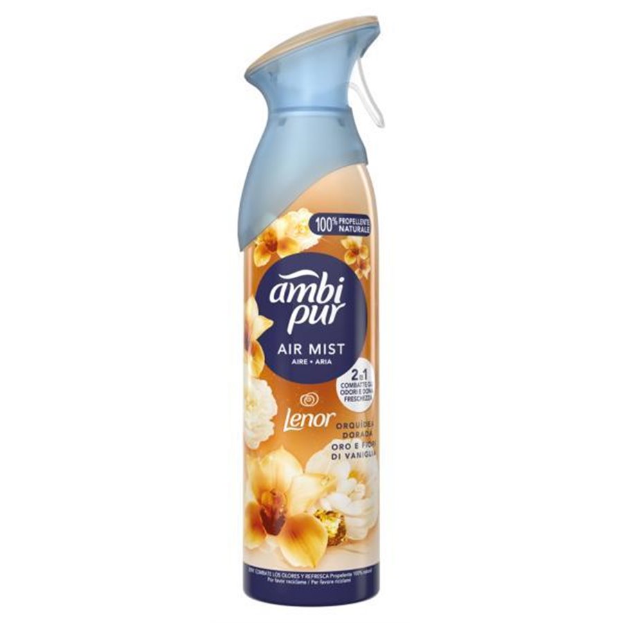 Conf. 8 pz Air Effects Lenor Oro e Fiori di Vaniglia 185 mL