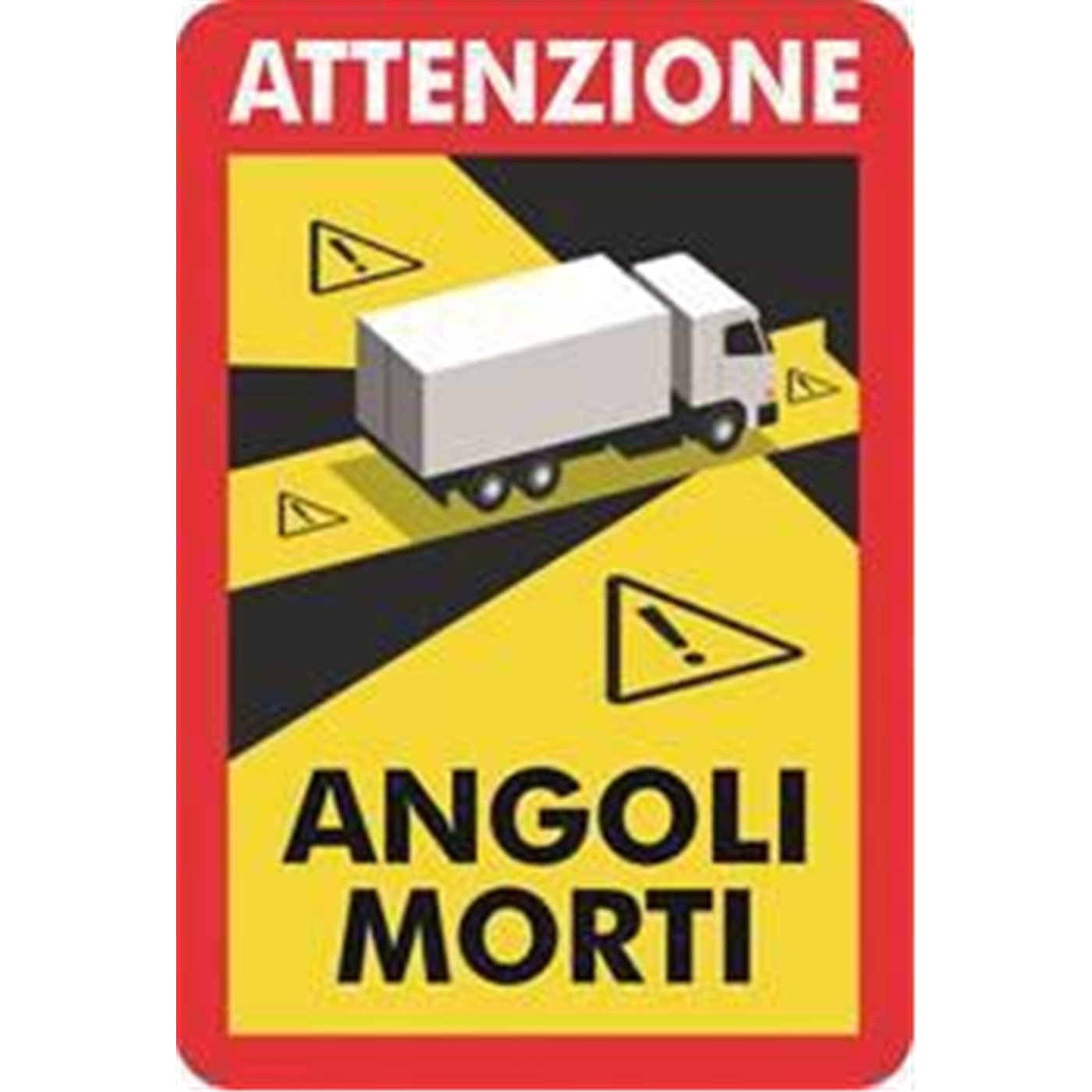 Adesivo "Angoli morti" per camion