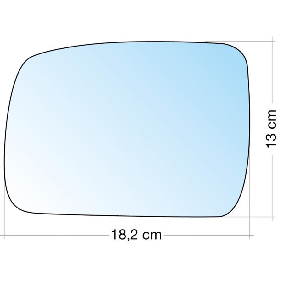 SPECCHIO C/PIAS. SX CROM CURVO FREELANDER 0610