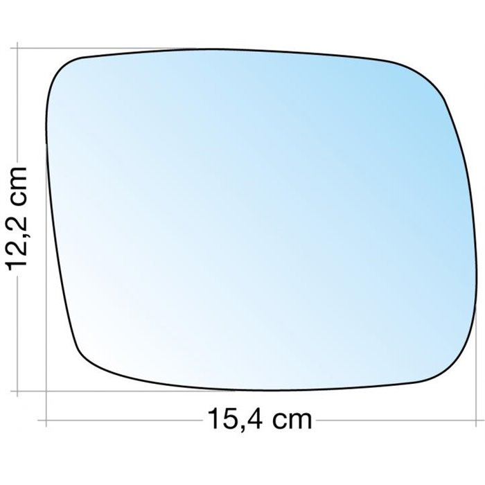 SPECCHIO C/PIASTRA DX CROM. CURVO MERCEDES CLASSE V 01