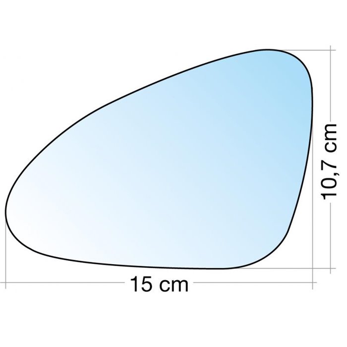 SPECCHIO C/PIASTRA SX CROM. ASF. OPEL INSIGNIA 09