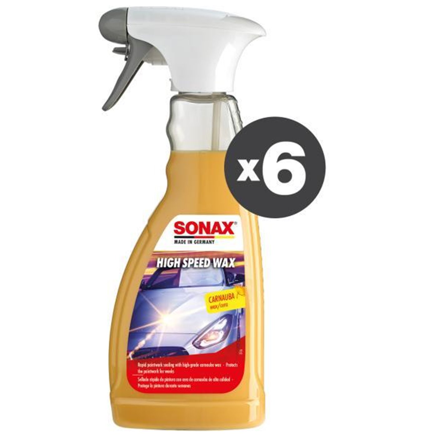 Conf. 6 pz High Speed Wax 500 mL